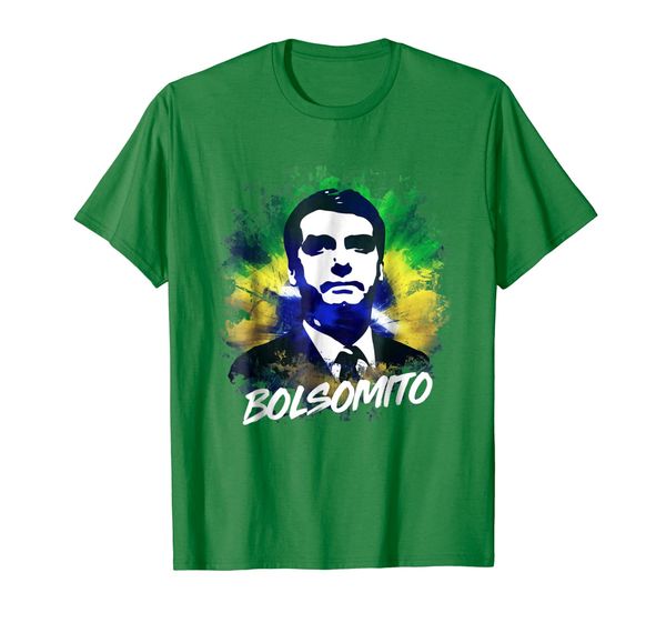 

bolsonaro presidente 2018 t-shirt brazil, White;black