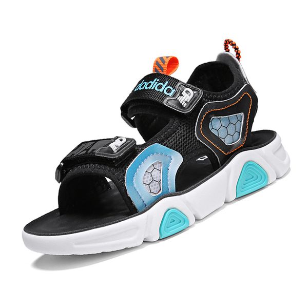 

summer new style children's webbing girls boys toddler boy sandals kids, Black;red