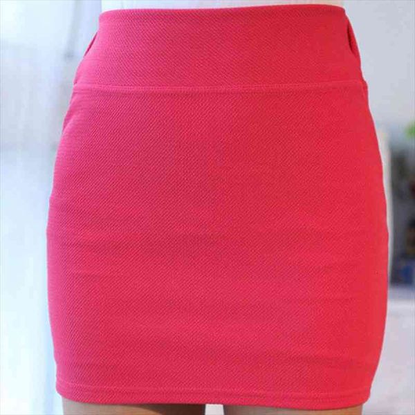 

women lady solid color slim elasticity short skirt fashion for summer party ac889, Black