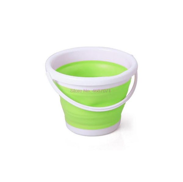 

100pcs 3 sizes outdoor portable folding bucket car wash fishing travel accessories