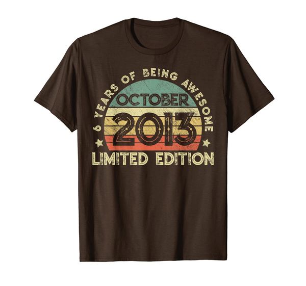 

legendary awesome epic since october 2013 t-shirt gifts t-shirt, White;black