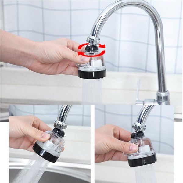 

rotatable faucet sprayer head anti splash tap shower water saving bath accessory set
