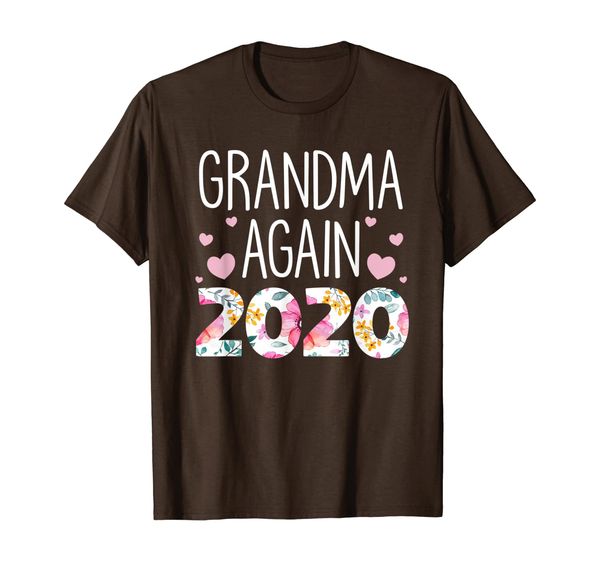 

promoted to grandma again 2020 pregnancy announcement baby, White;black