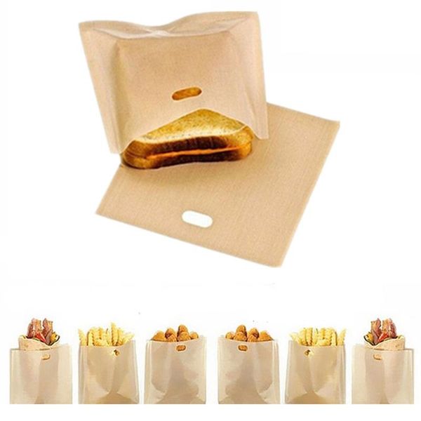 

hanging baskets non-stick reusable toaster bags -toaster for heat resistant, perfect grilled cheese sandwiches, chicken 20 pack