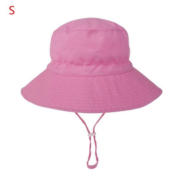 

caps & hats adjustable baby sun hat toddler summer screen protection beach wide brim bucket for infants, Yellow