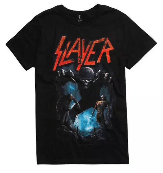 

slayer skull puppets t-shirt heavy metal band new licensed & authentic, White;black