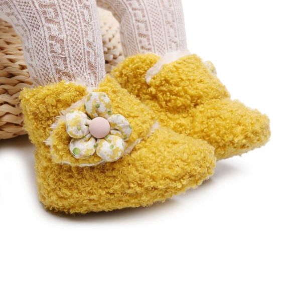 

boots bobora winter kids slippers solid candy color wool indoor shoes for boys toddler girls soft warm children, Black;grey