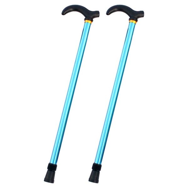 

aluminum alloy crutches, two-section non-slip trekking poles fishing accessories