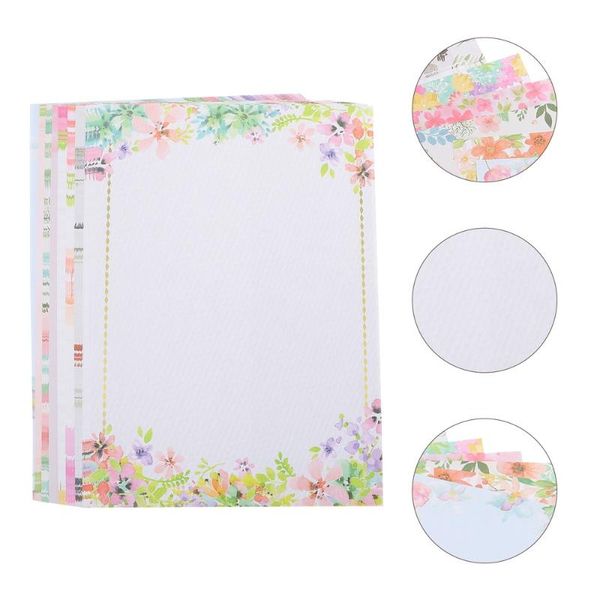 

gift wrap 40pcs printed letter paper retro writing note smooth a4