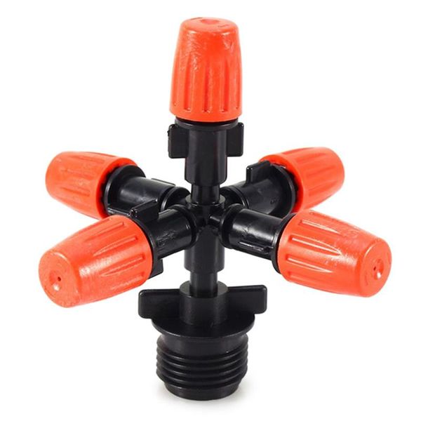 

watering equipments 5-head spray nozzle micro irrigation system tool for plants greenhouses flower vegetable professional garden sprinklers