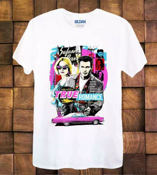 

true romance movie tarantino kill bill pulp fiction ladies men's t shirt, White;black