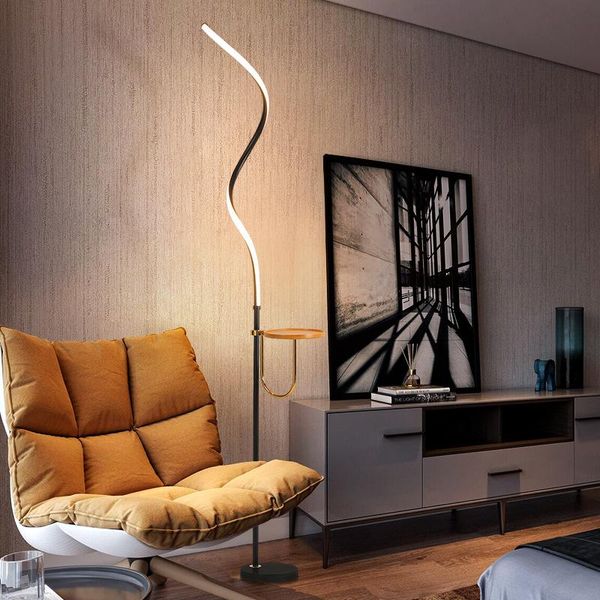 

floor lamps nordic style 170cm lamp simple living room led deskwith shelf bedroom bedside atmosphere