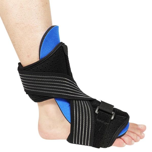 

night splint foot orthosis stabilizer plantar fasciitis dorsal ankle brace drop support, Blue;black