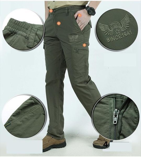 

quick dry casual summer women pant army military style trousers tactical cargo male lightweight waterproof, Black