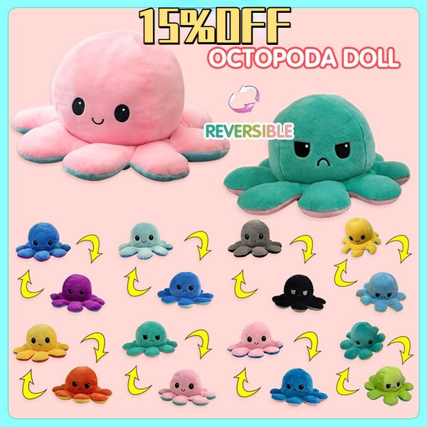 

flip ocs doll reversible mood overturned ocs plushie toys double-sided flip cute doll toys gift