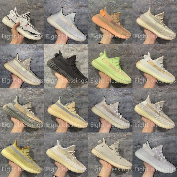 

2021 echeils shoes hyperspace black reflective static kanye west men's and women's running sports shoelace box, White;red