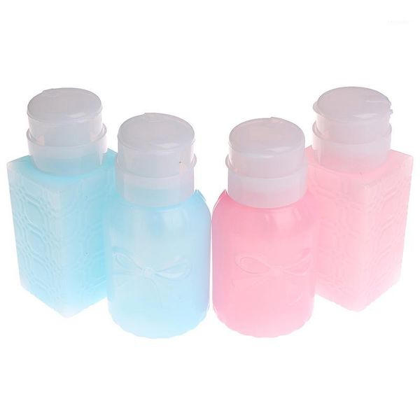 

large capacity empty pump liquid dispenser press nail polish remover cleaner bottle make up refillable container tools1