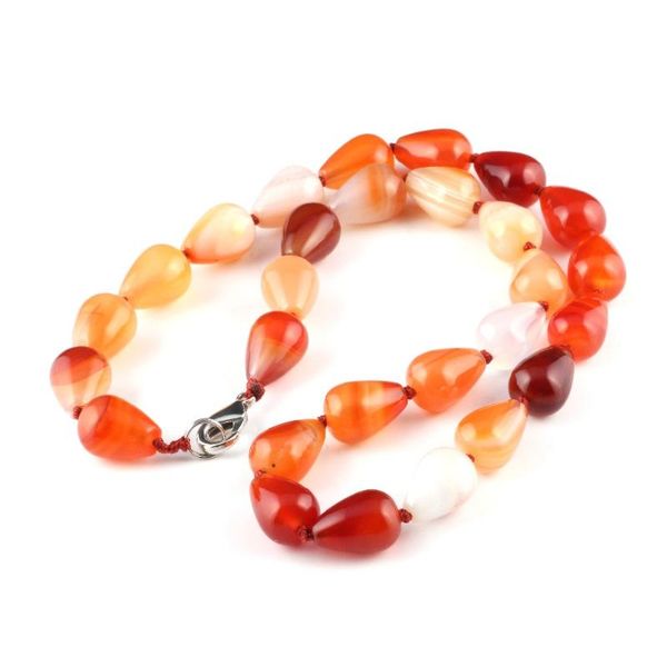 

pendant necklaces trendy natural stone agates necklace quartz chain for women jewelry accessories, Silver