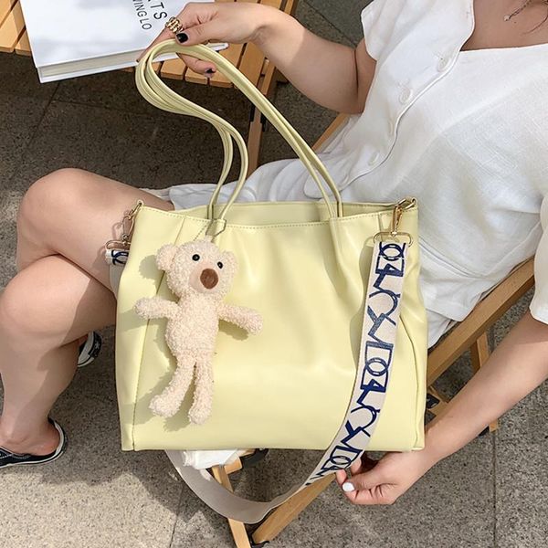 

evening bags quality soft pu leather female shoulder hobo bag large casual totes handbag big women wide strap shopper crossbody grand sac