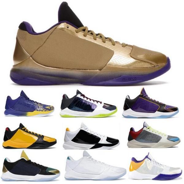 

protro 5 5s basketball shoes mamba zebra lakers bruce lee alternate what if undefeated hall of fame zoom zk5 2021 men sports sne