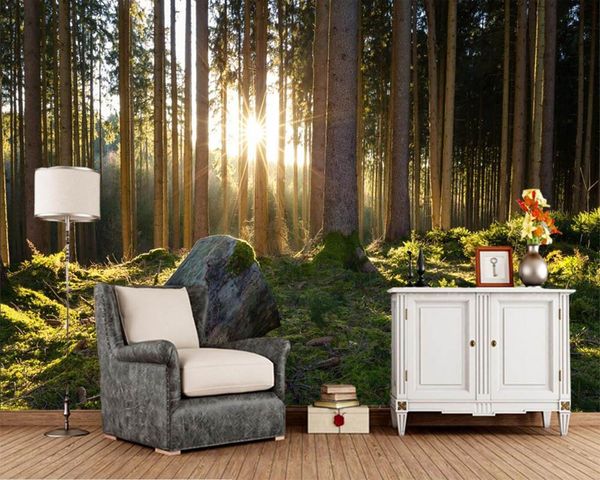 

wallpapers papel de parede forests trees stump nature po 3d wallpaper,living room bedroom tv sofa wall kitchen papers home decor