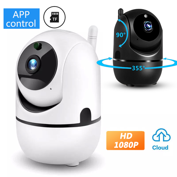 

camera 1080p hd cloud smart home wireless automatic tracking baby monitor night vision surveillance cameras with wifi ip