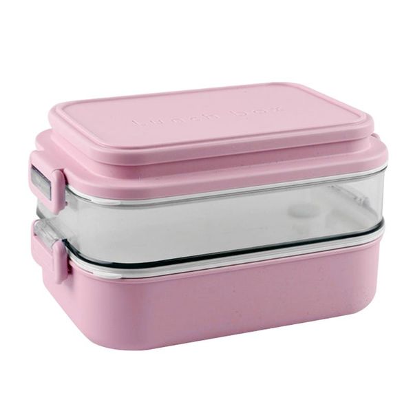 

lunch box stackable container sealed modern dishwasher safe storage portable keep fresh kids adults microwavable cute dinnerware sets