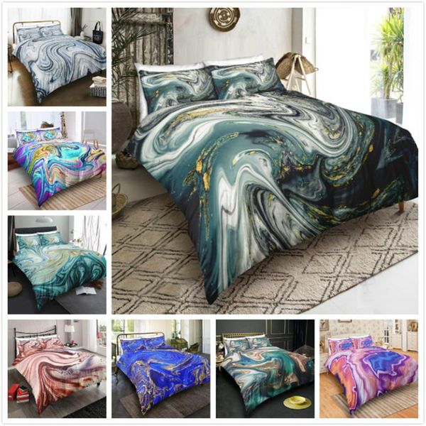 

bedding sets 3d gilt marble pattern set of three duvet cover