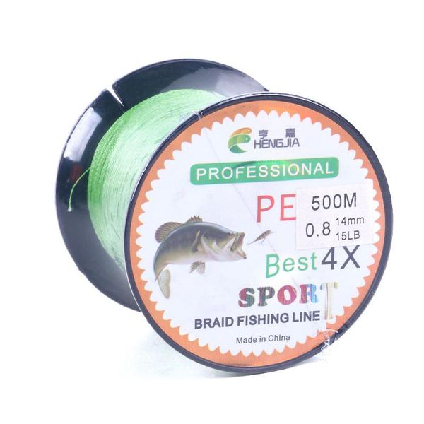 

braid line 500m 4 strands pe fishing raid multifilament wire carp tool