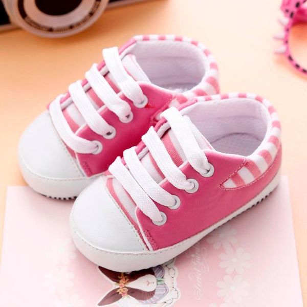 

athletic & outdoor summer shoes for baby bon born infant girls crib soft sole anti-slip sneakers bandage autumn toddler june17, Black
