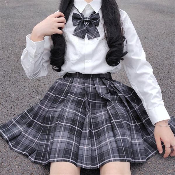 

fashion black kawaii pleated women skirt mini korean style summer japanese school uniform high waist plaid pink