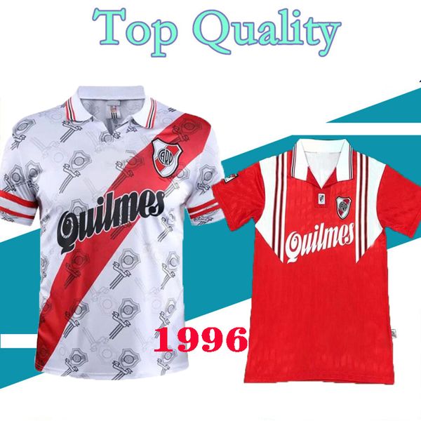 

96 97 river plate retro soccer jersey pablo aimar vintage gallardo 1996 1997 calcio maglia classic shirts camisa maillot camiseta de futbol, Black;yellow