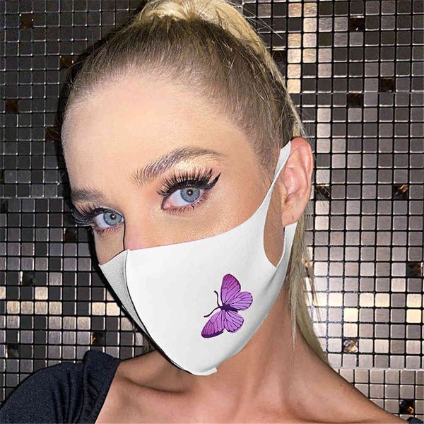 

printed mask butterfly pattern mask riding trend item jewelry cool mask cotton
