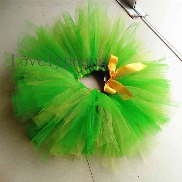 Gonna tutu da ballo in costume da regalo di compleanno per balletto verde soffice per ragazze 210331