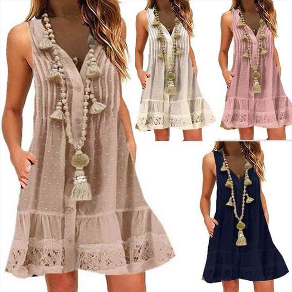 

casual short sleeve womens dresses v neck print fashion summer floral boho dress ladies sleeveless, Black;gray