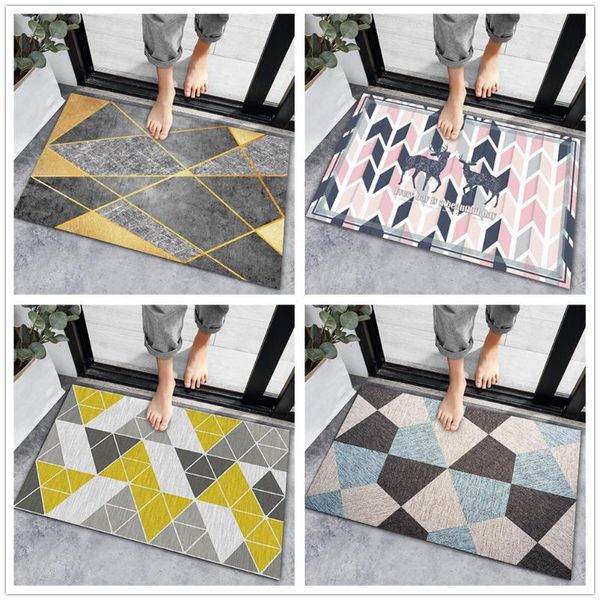 

entrance floor mat kitchen bathroom anti-slip doormat bedroom carpet living room balcony hallway geometric home art bath rug carpets