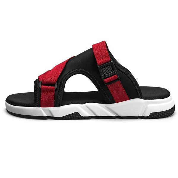 

slippers sport summer ete sandel sandalle de hombre deportivas sandal man slide 2021 herren erkek outdoor homme masculino heren playa da, Black