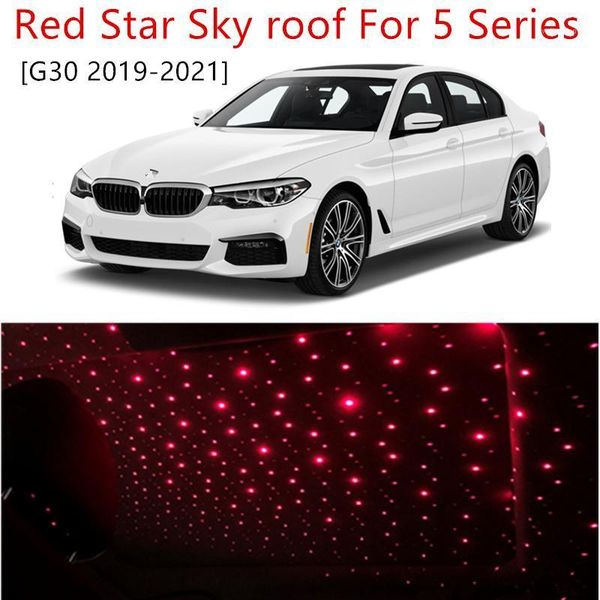 

car accessories for 5 series g30 2021 led star sky roof1