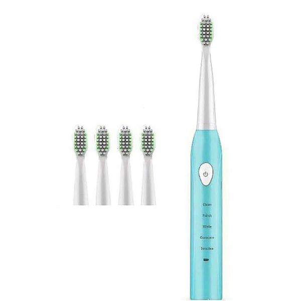 

smart electric toothbrush rechargeable sonic automatic soft waterproof usb charging