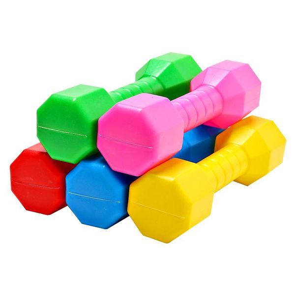 

dumbbells 2 pcs children dumbell outdoor plastic fitness equipment kids performance dancing tool sport exercise toy wholesale