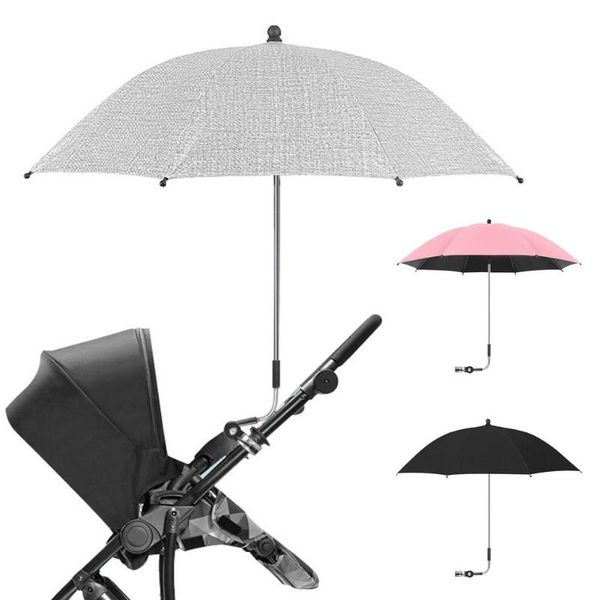 

stroller parts & accessories 1pcs detachable baby umbrella adjustable pram cover uv rays sun shade parasol rain protecter outdoor tool