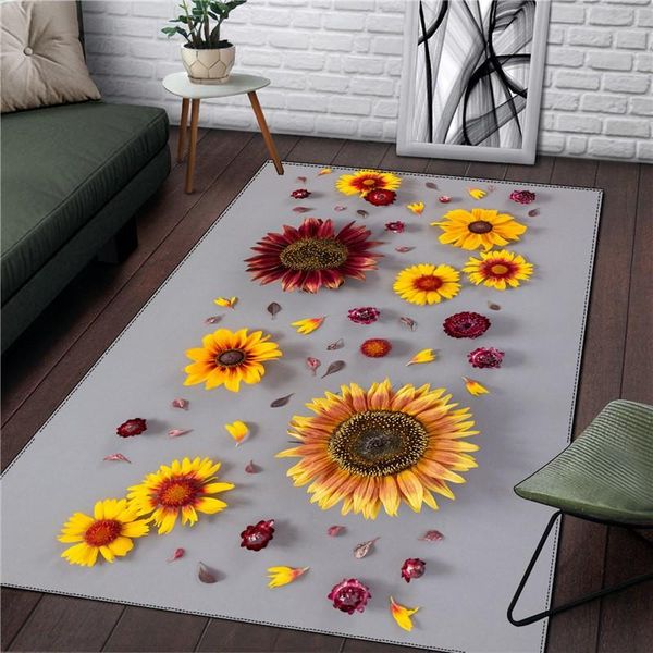 

carpets flower carpet floor mat home picnic square rug simple kitchen girl room christmas gift living fashion
