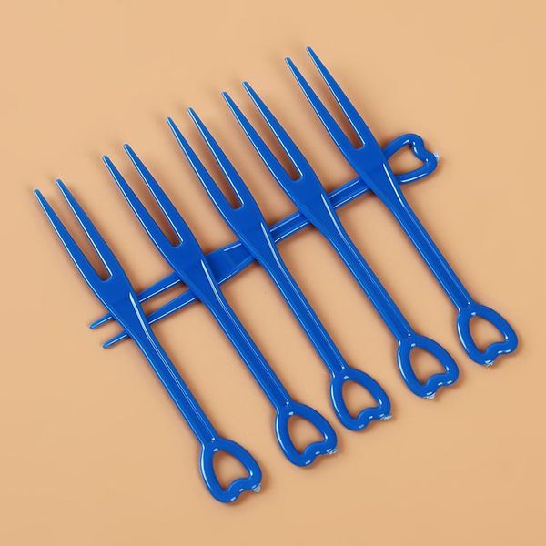 

forks 200 mini transparent disposable home catering plastic cake fruit fork