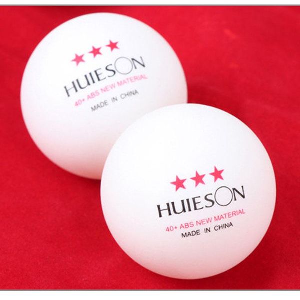

huieson 2pcs/lot 3 stars table tennis ball 40+ material balls pong for training