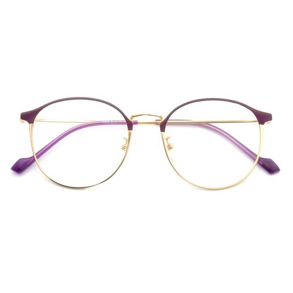 

fashion sunglasses frames women vintage metal eyeglass men round glasses full-rim light pink purple black eyeglasses eyewear