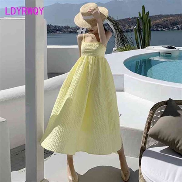 

ldyrwqy summer korean version beach one-word collar sling fashion pure color slim temperament dress 210416, Black;gray