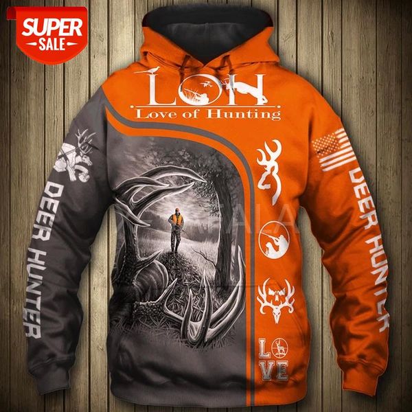 

deer hunting animal hunter 3d all print plus hoodie man women harajuku outwear zipper pullover sweatshirt casual jacket #vc6f, Black