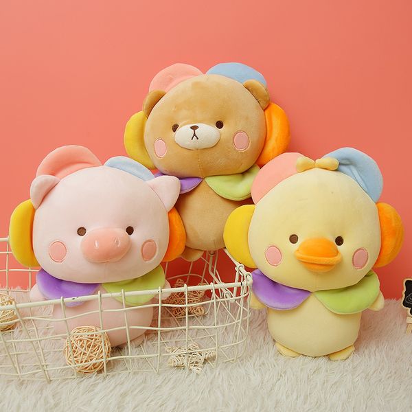 

new product creativity sunflower doll cartoon animal grab machine throw plush toys