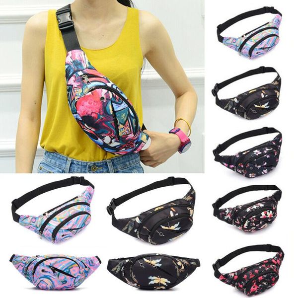 

women waist bags fanny pack belt zipper chest tote purse travel bum bag phong /by
