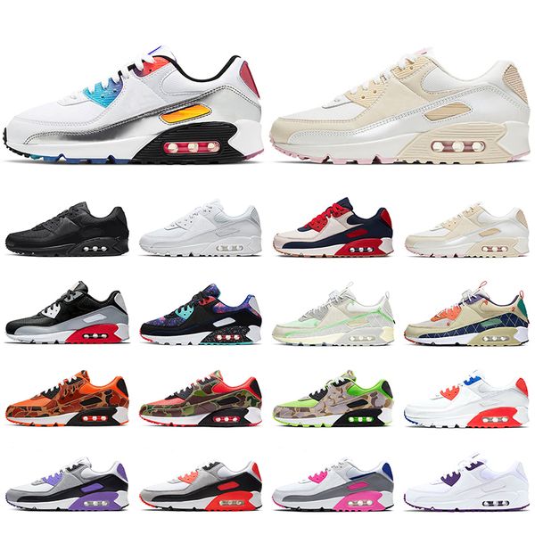 

90 running shoes mens trainers triple black white have a good game infrared 90s surface breathable men women sneakers sports runners